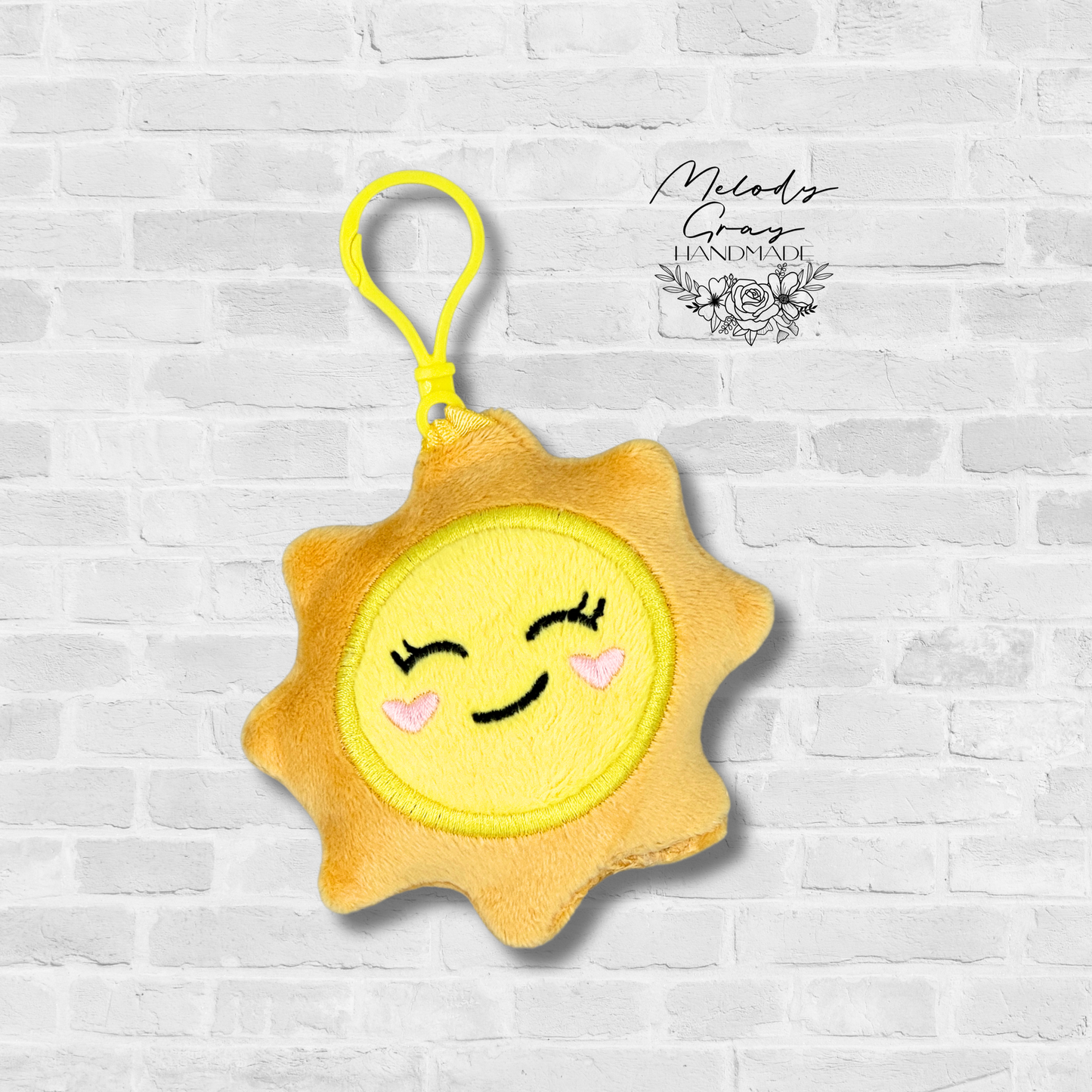 Sun Squishy Bag Tag
