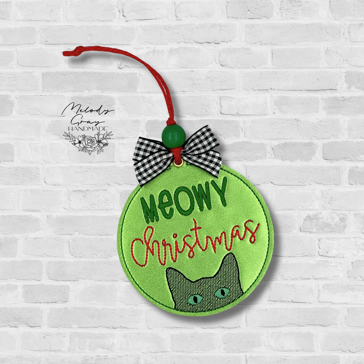 Meowy Christmas Ornament