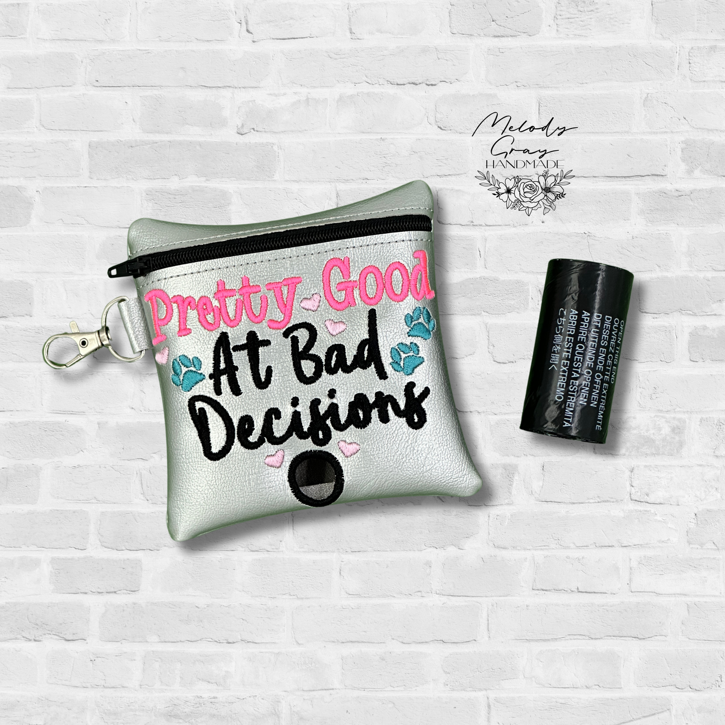 Bad Decisions Dog Poo Bag Holder