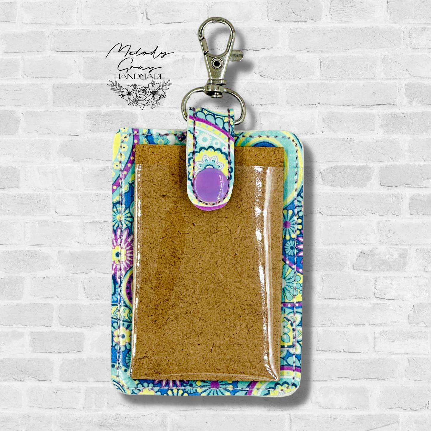 Paisley Alarm Badge Holder