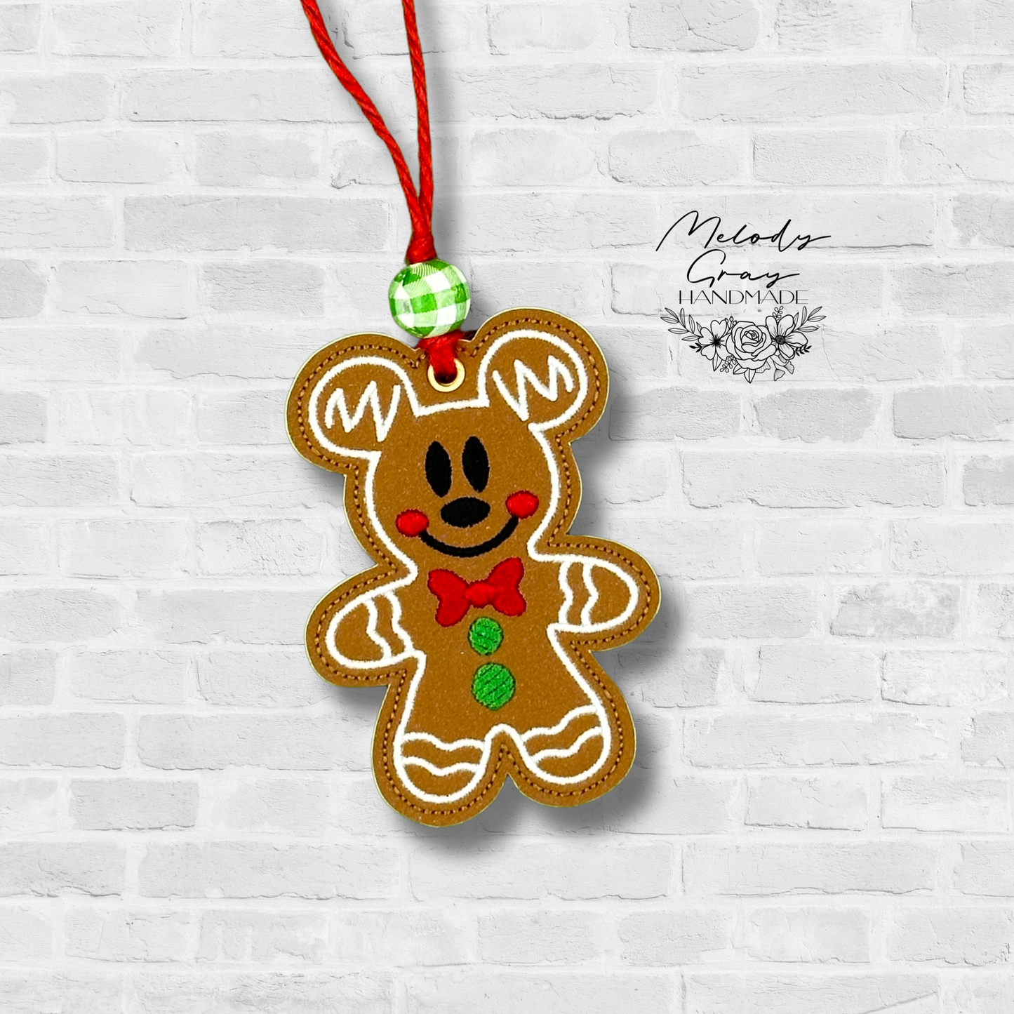 Gingerbread Boy Mouse Ornament