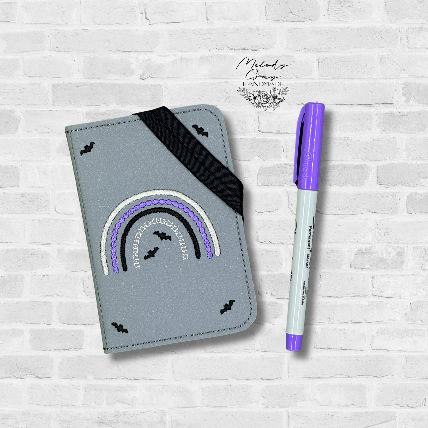 Gothic Rainbow Mini Notebook Cover