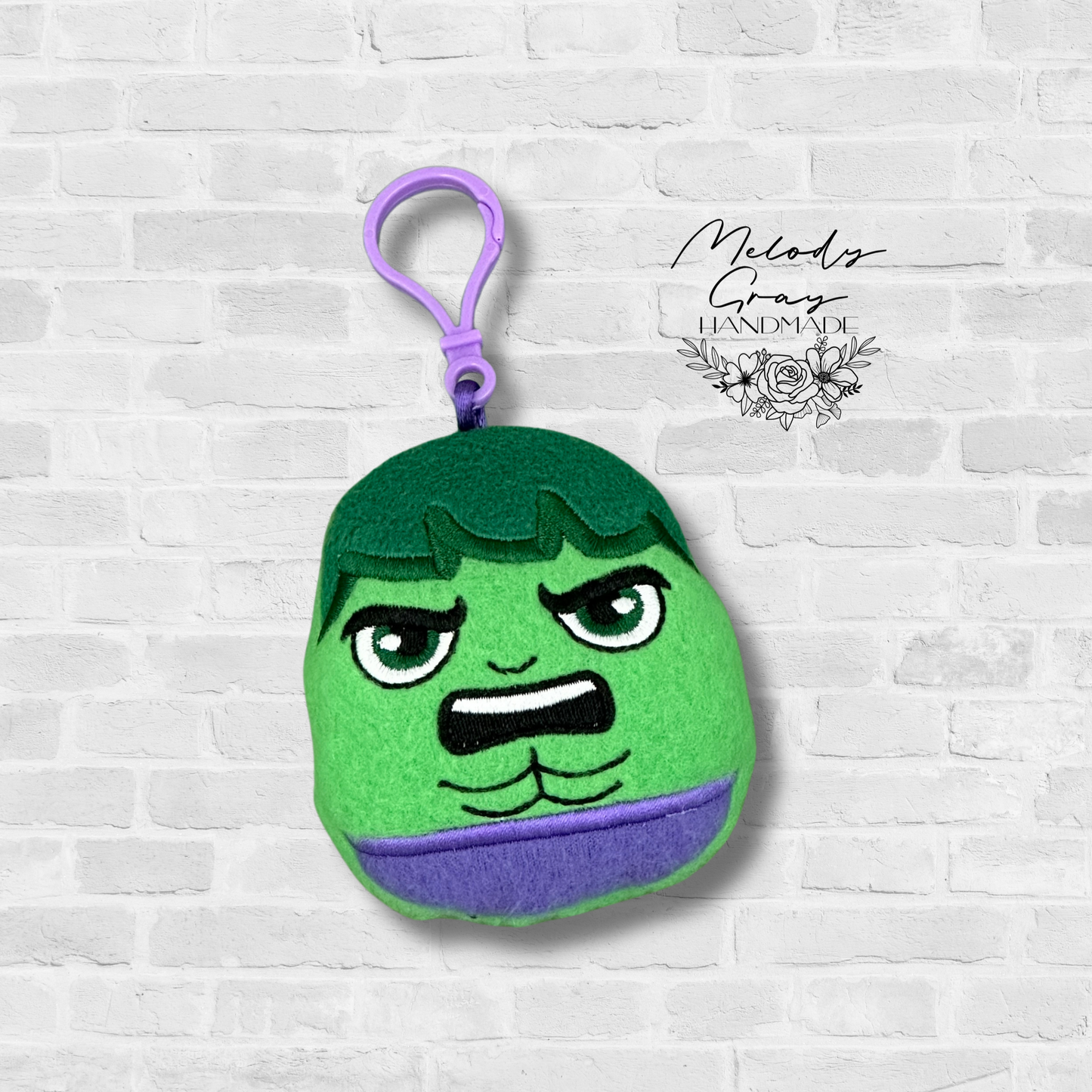 Angry Man Squishy Bag Tag