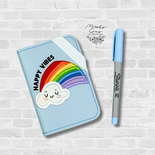 Happy Vibes Mini Notebook Cover