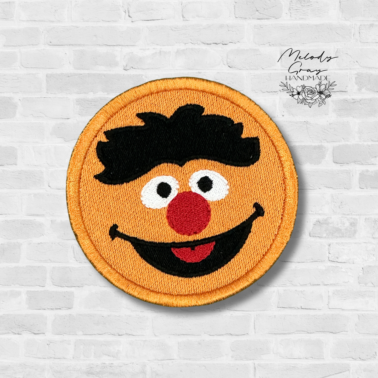 Orange Roommate Embroidered Patch
