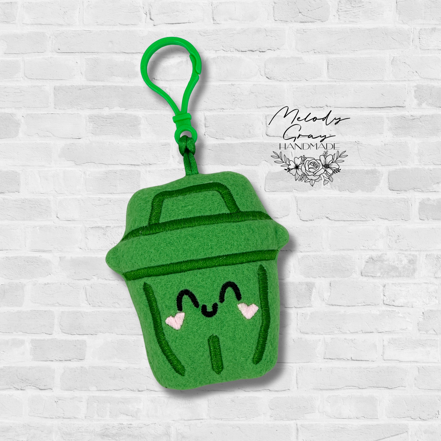 Trash Can Squishy Bag Tag