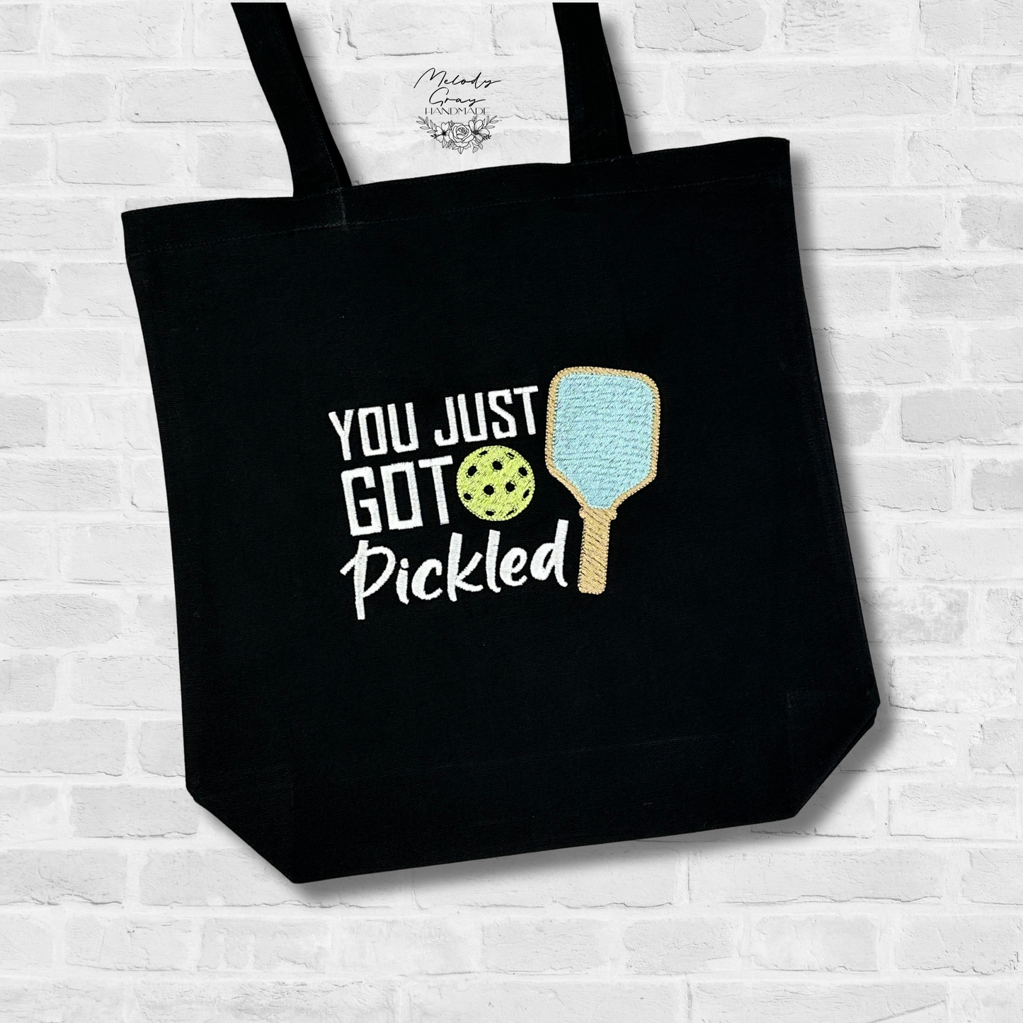 You Got Pickled Embroidered Tote