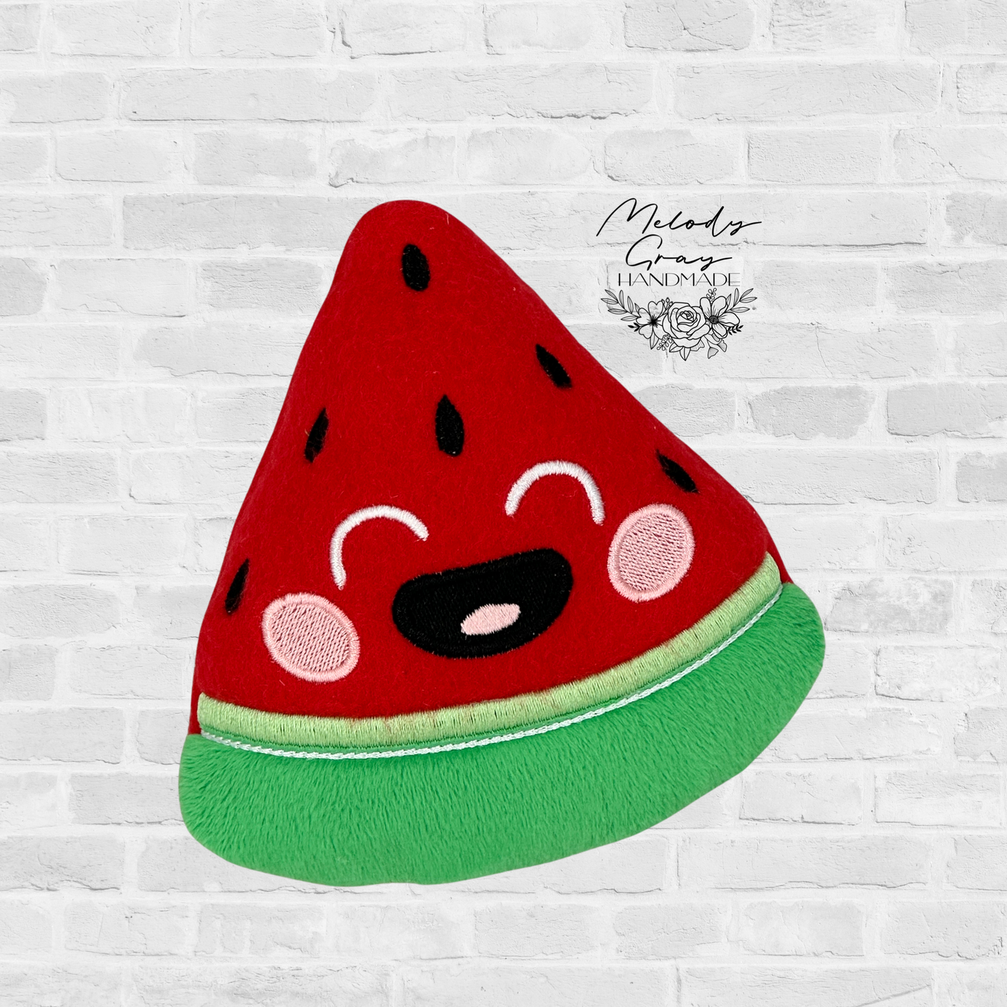 Watermelon Slice Plushie