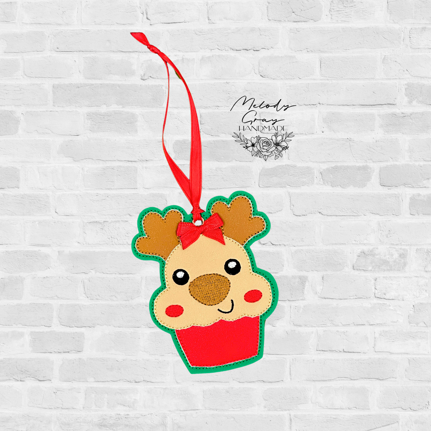 Reindeer Cupcake Ornament