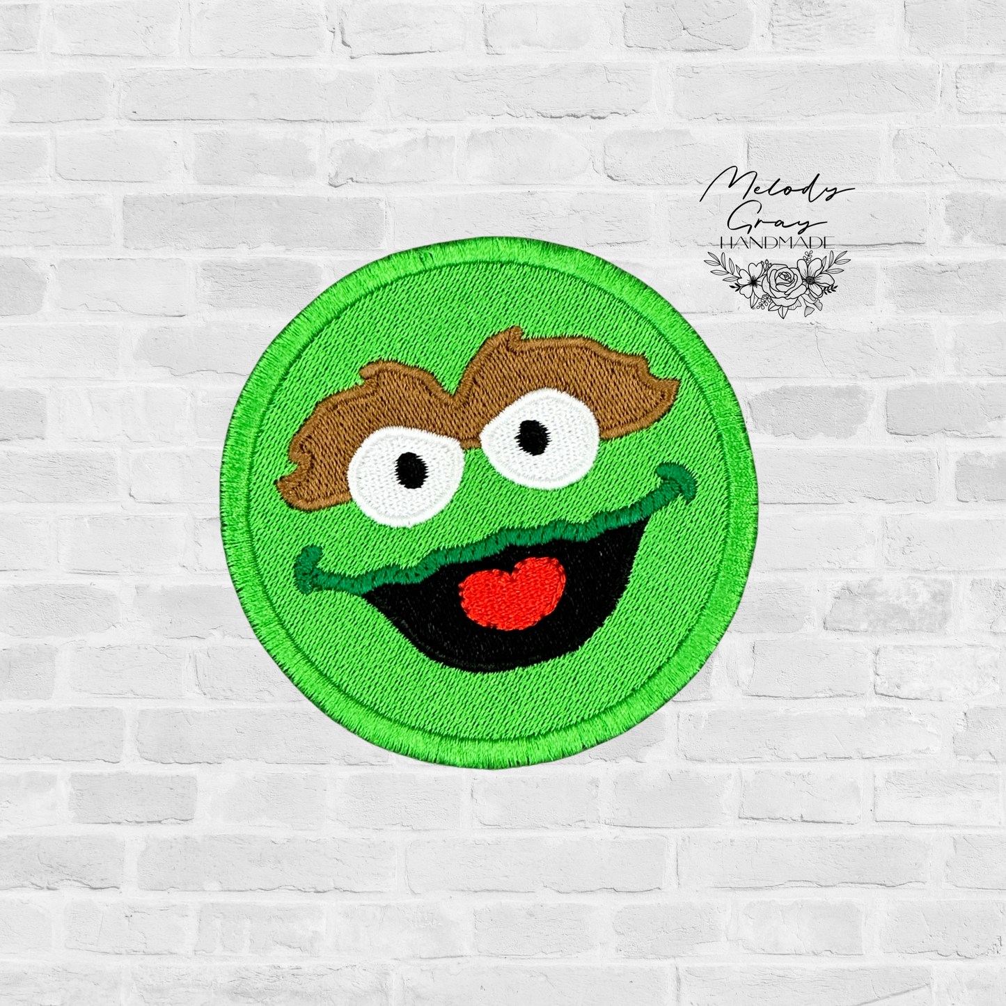 Trash Can Guy Embroidered Patch