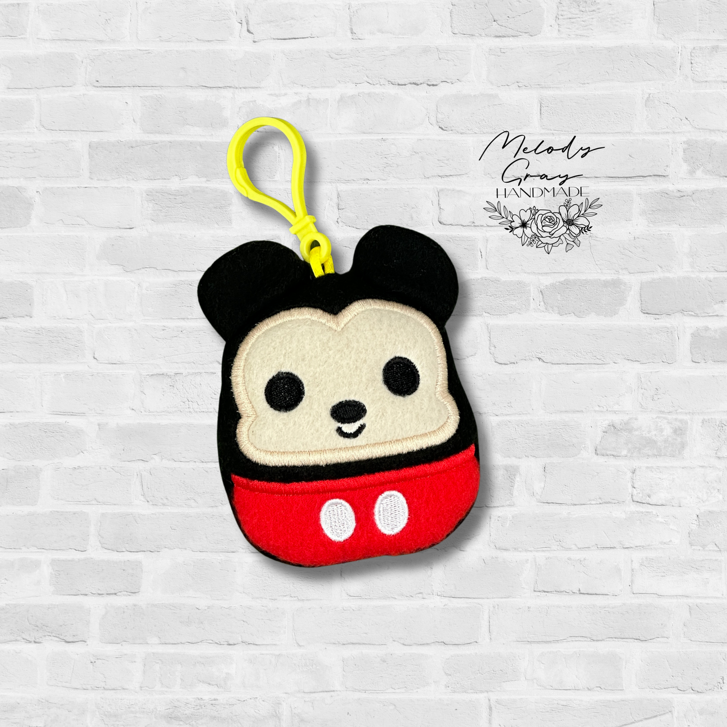 Boy Mouse Squishy Bag Tag