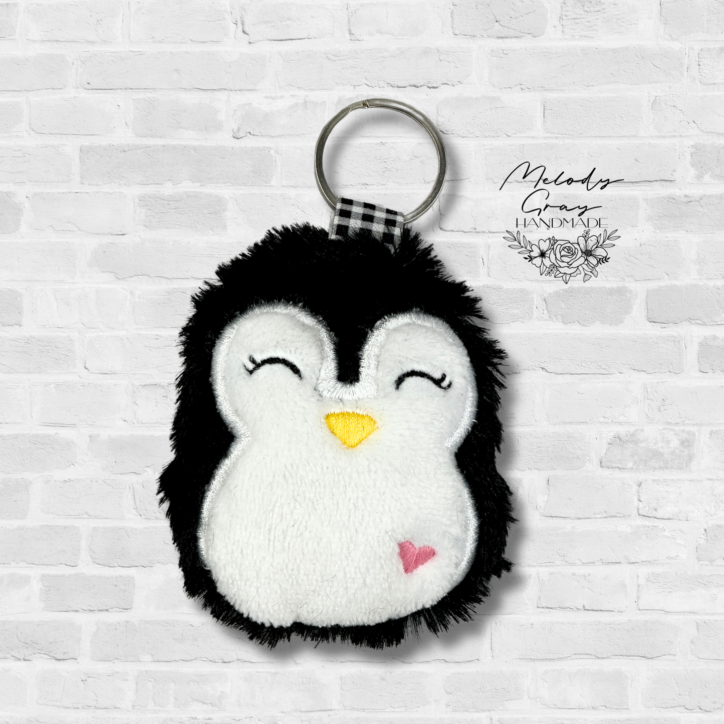 Penguin Squishy Bag Tag