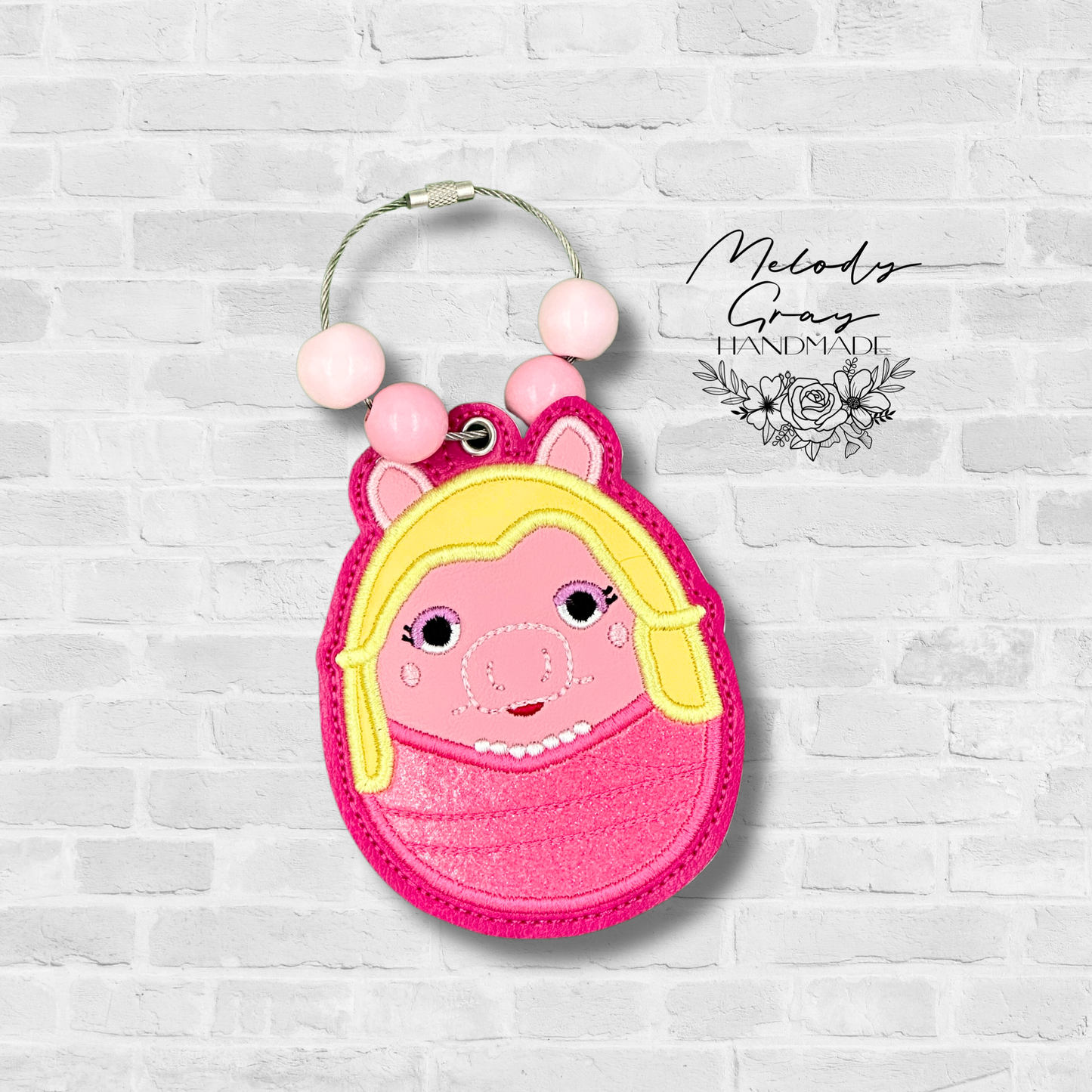 Pretty Pig Bag Tag