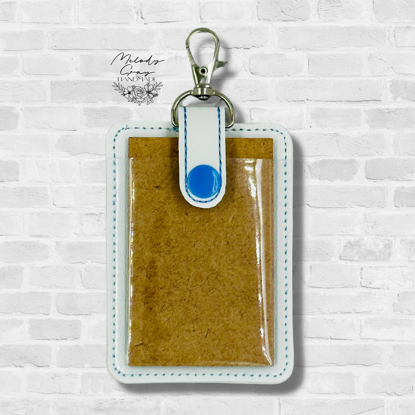 Pencil and Paper Alarm Badge Holder