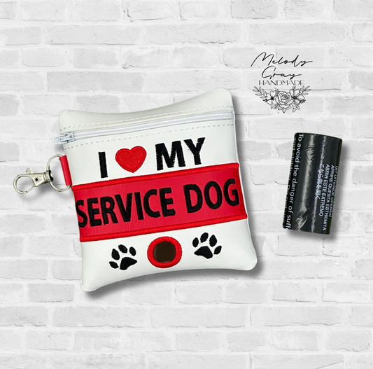 Service Dog Poo Bag Holder