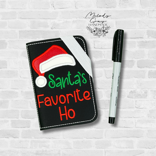 Santas Favorite Ho Mini Notebook Cover