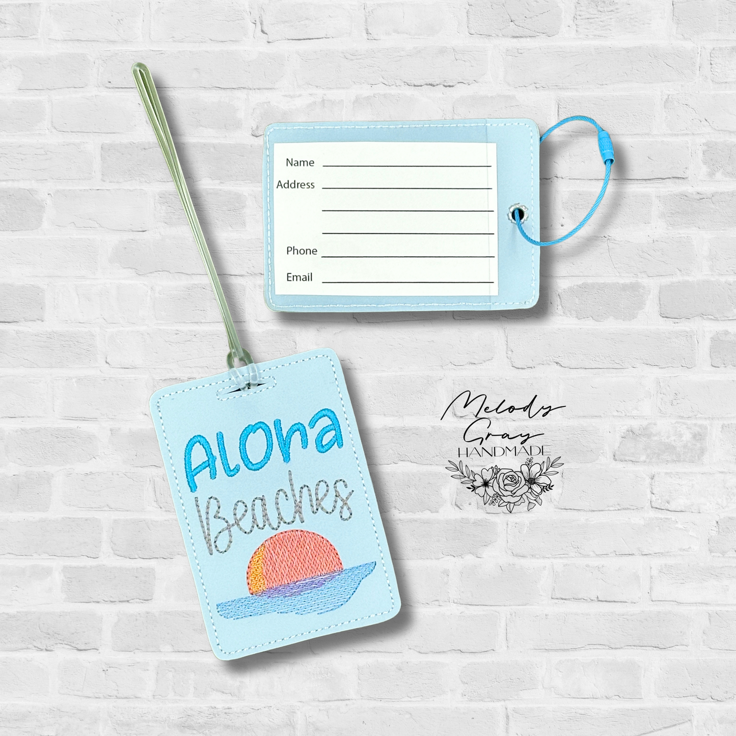 Aloha Beaches Luggage Tag
