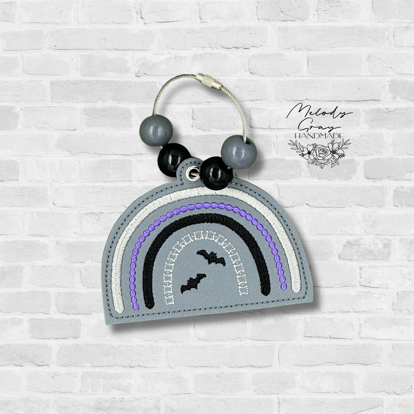 Gothic Rainbow Bag Tag