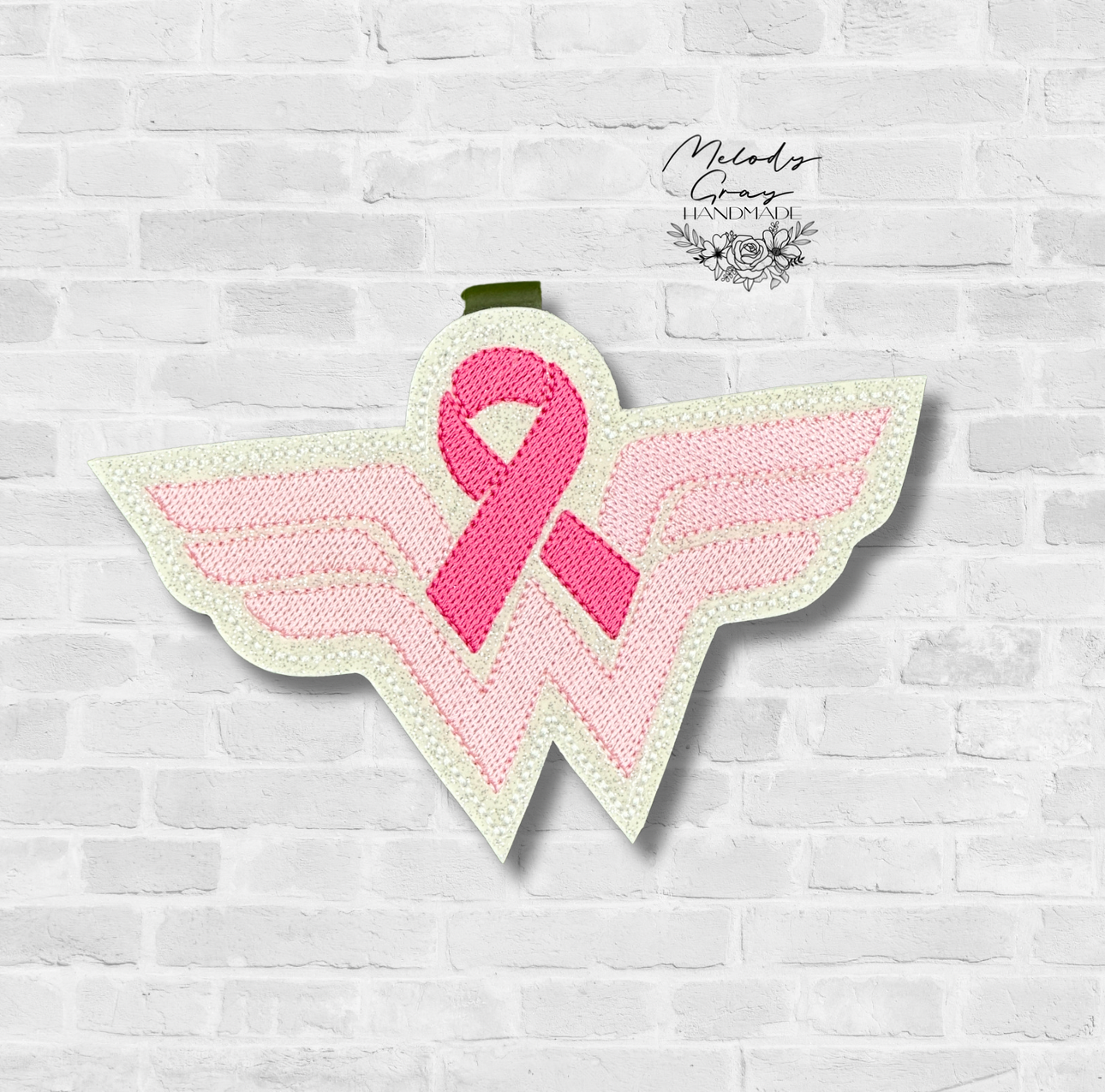 Pink Ribbon Auto Visor Clip