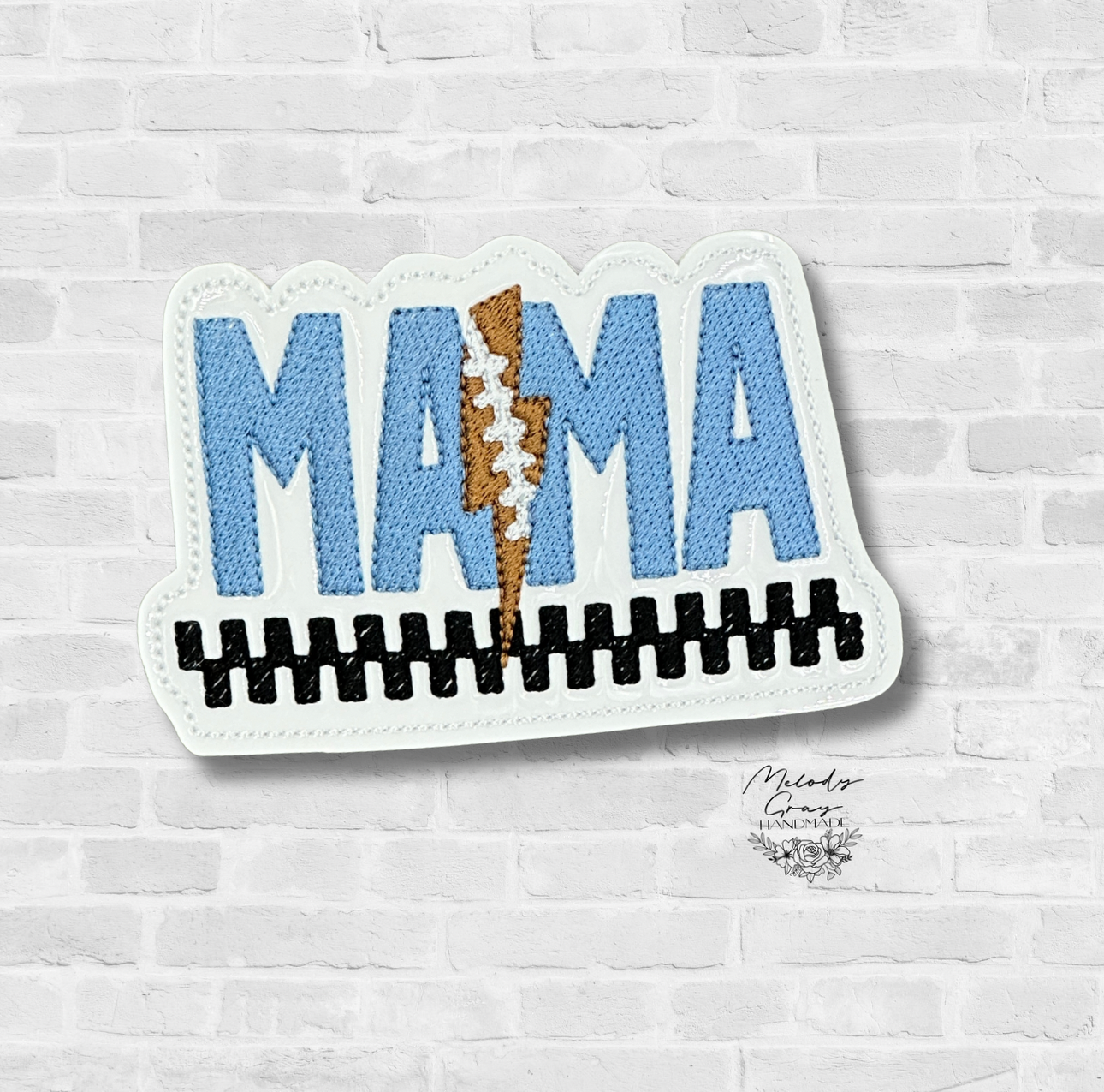 Football Mama Auto Visor Clip