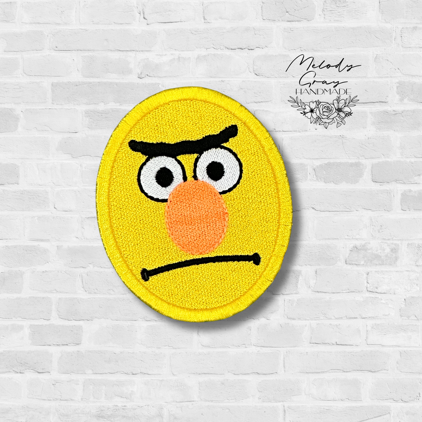 Yellow Roommate Embroidered Patch