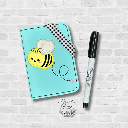 Happy Bumble Bee Mini Notebook Cover