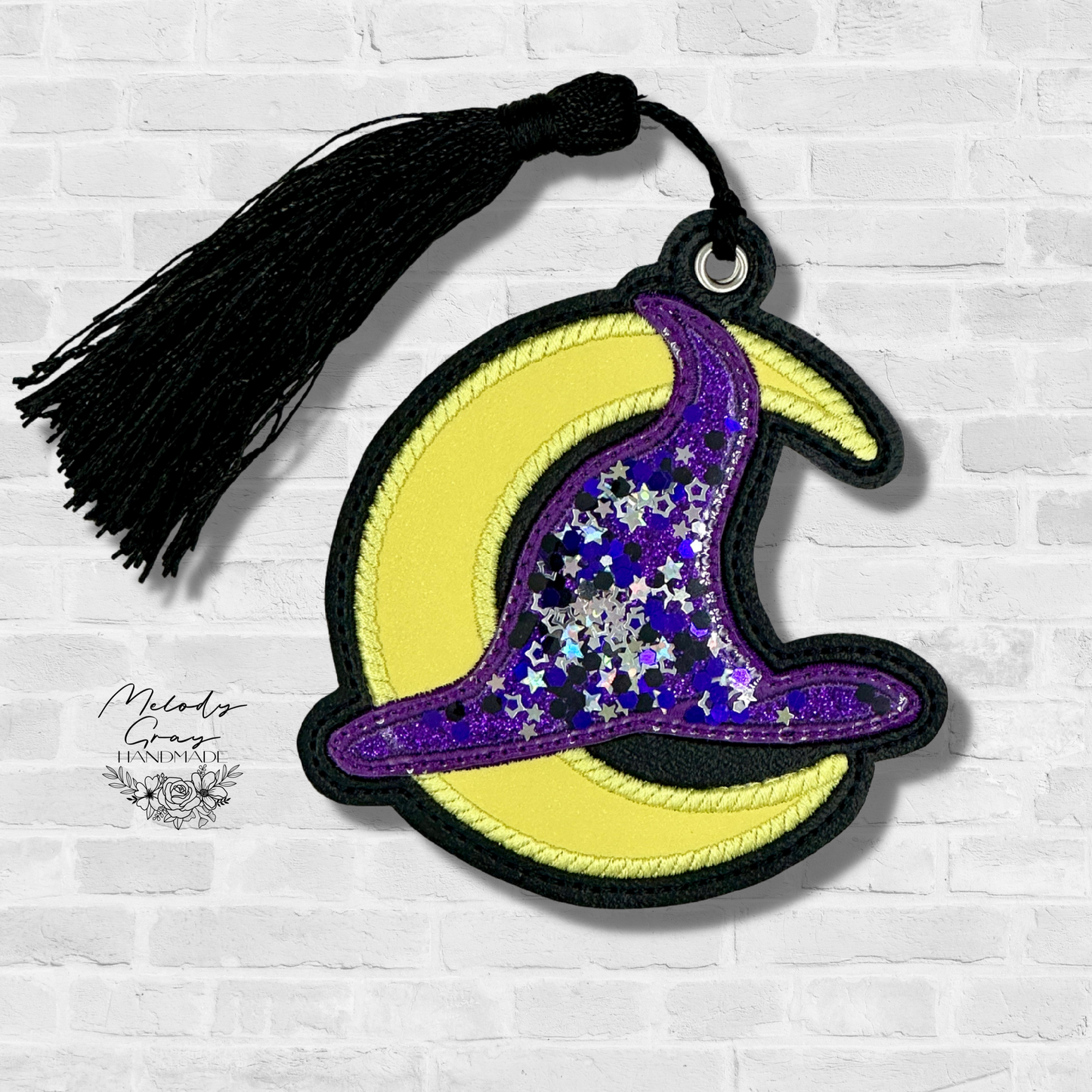 Witch Hat and Moon Shaker Bookmark