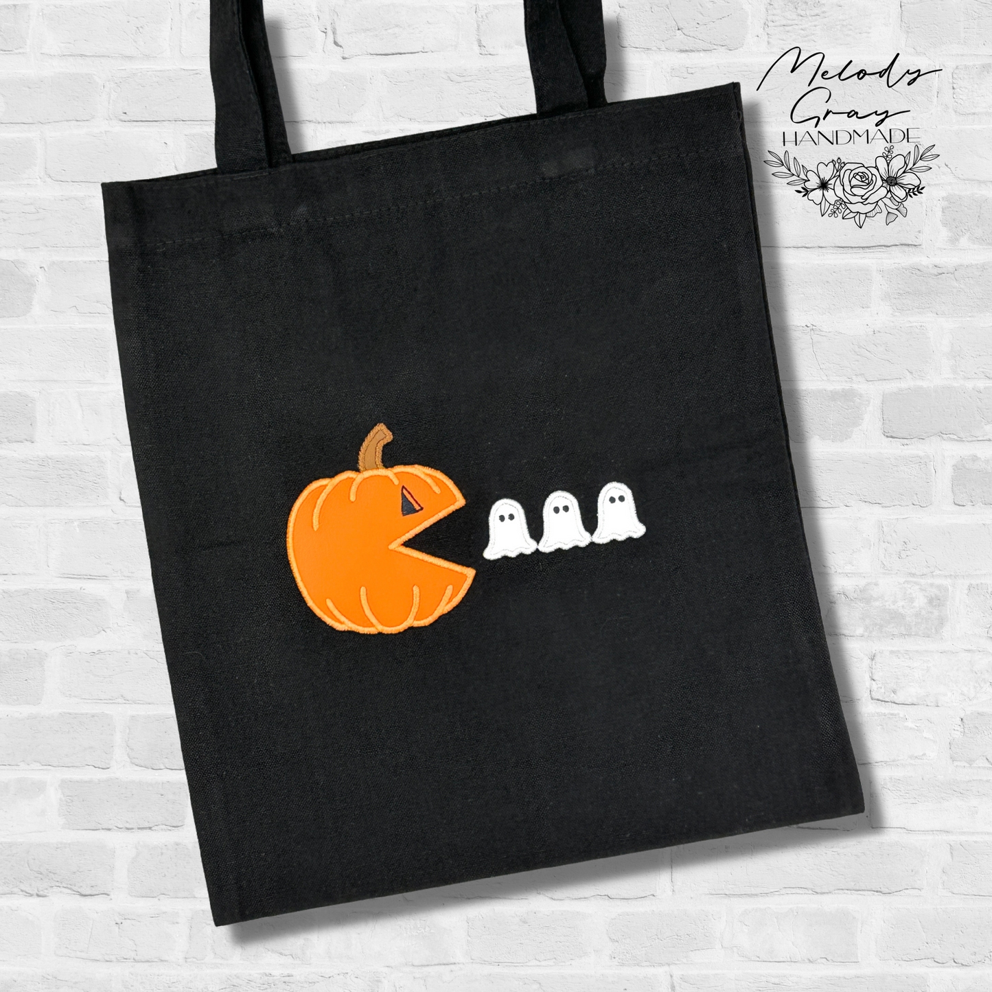 Pumpkin Eating Ghosts Tote