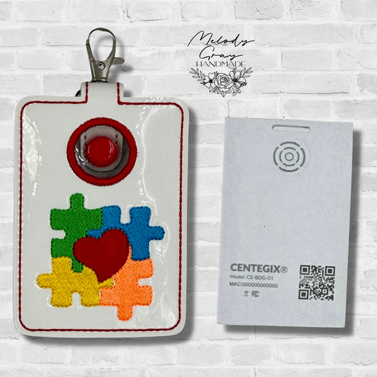 Autism Awareness Alarm Badge Holder
