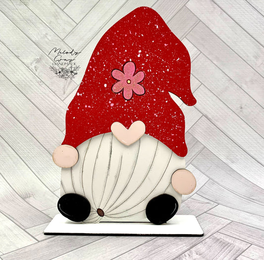 Boy Gnome Valentine Shelf Sitter