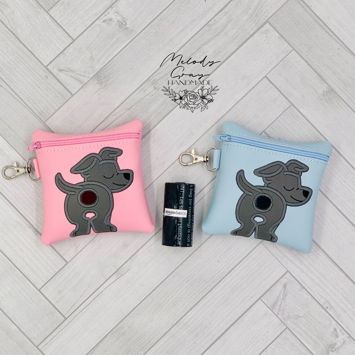 Pitbull Dog Poo Bag Holder