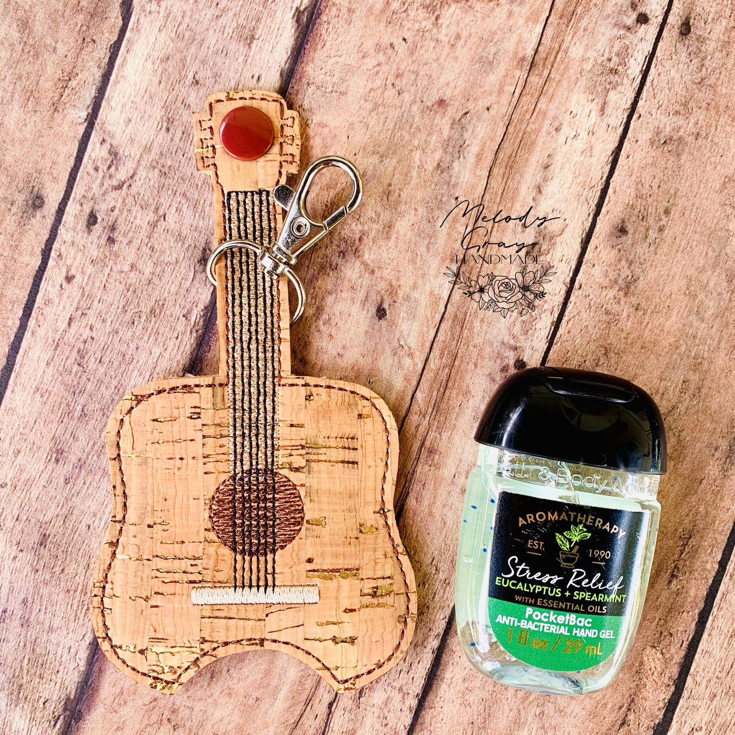 Guitar Hand Sanitizer Case