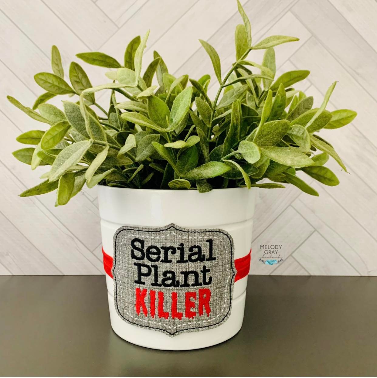 killer house plant Serial Plant Killer Pot Band – Melody Gray Handmade