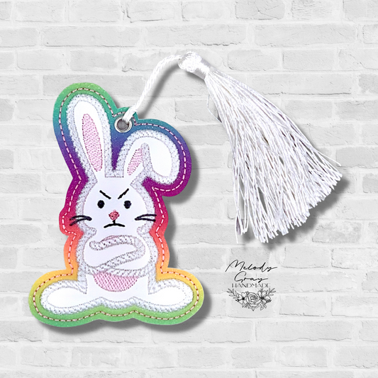 Grumpy Bunny Bookmark