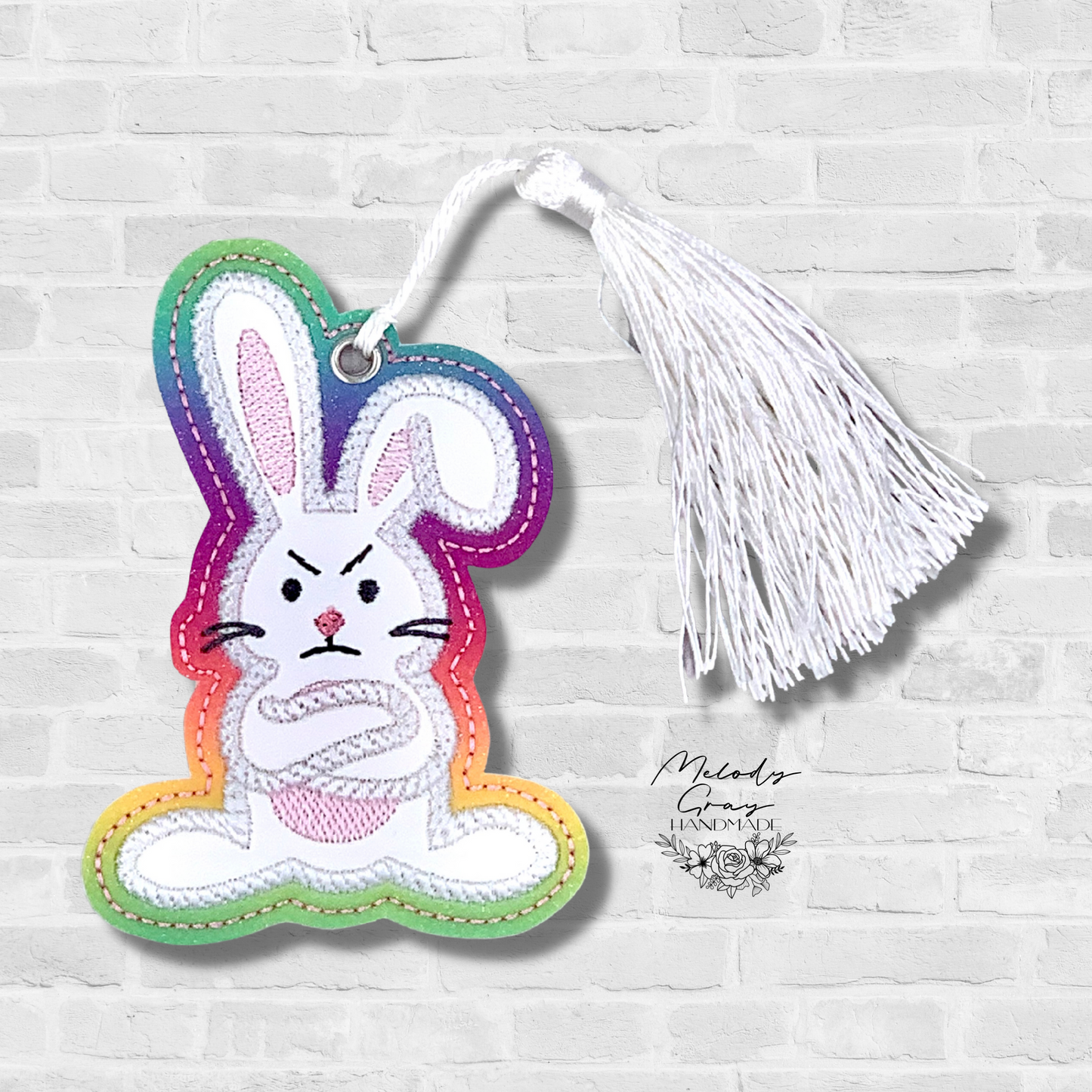 Grumpy Bunny Bookmark