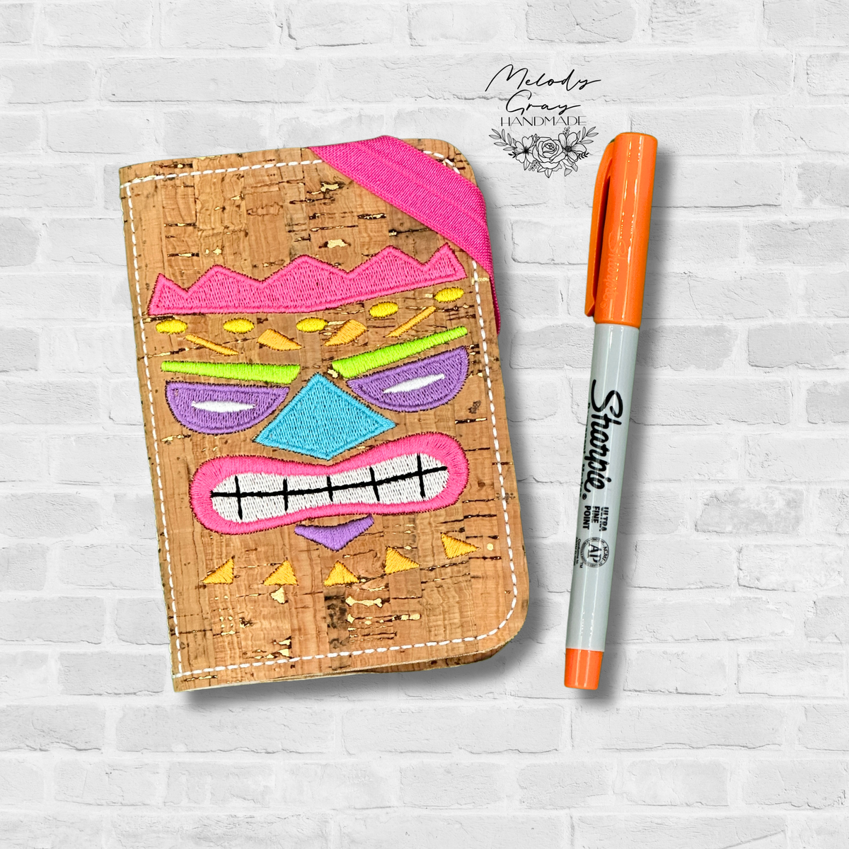 Tiki Notebook Tiki Mini Notebook Cover – Melody Gray Handmade