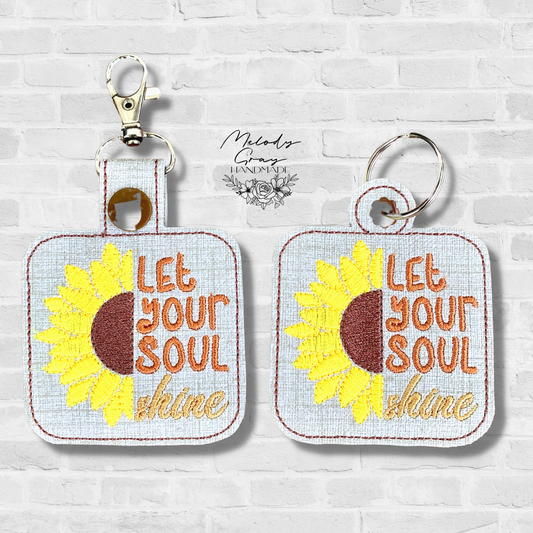Let Your Soul Shine Keychain