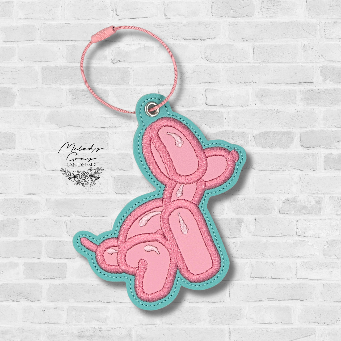 Balloon Dog Bag Tag/Bookmark