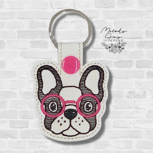 Boston Terrier Keychain