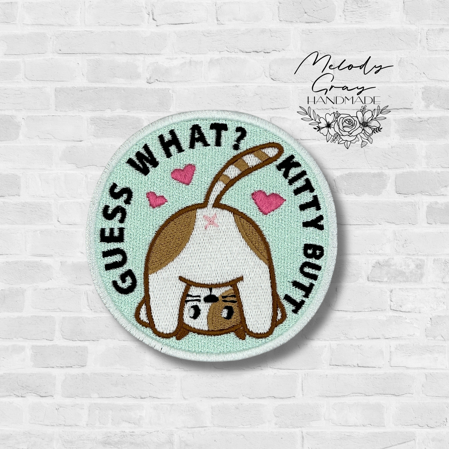 Guess What? Embroidered Patch