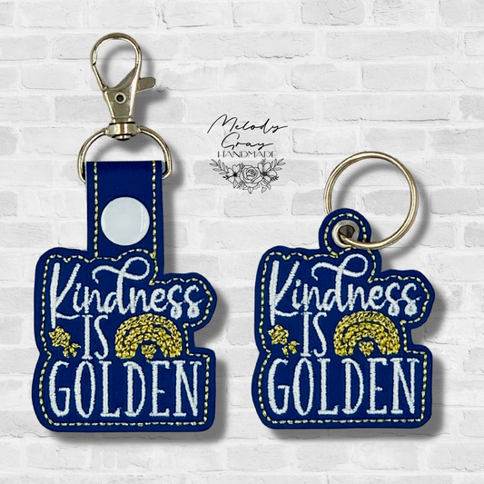 Kindness is Golden Keychain