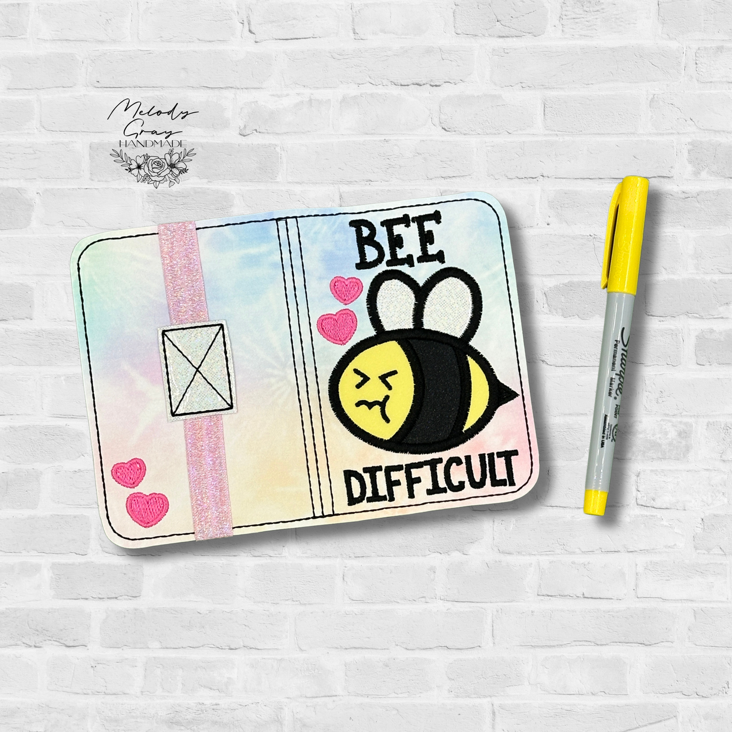 Bee Difficult Mini Notebook Cover
