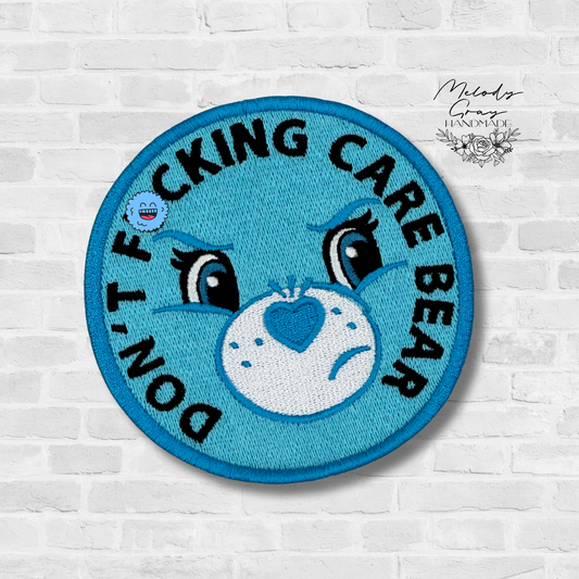 Dont Care Embroidered Patch