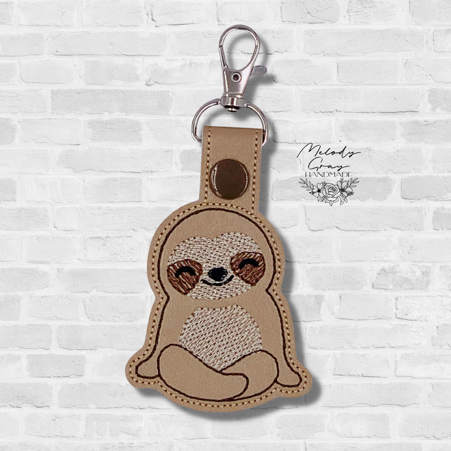 Sloth Keychain