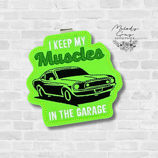 Muscles In The Garage Auto Visor Clip