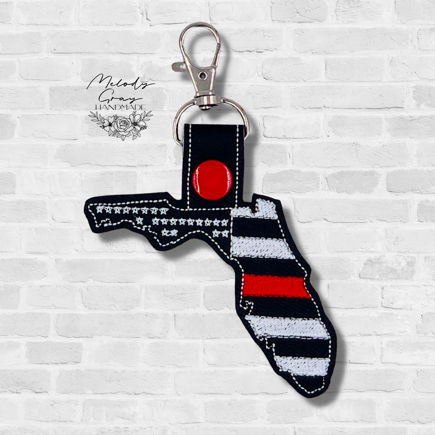 Florida Red Line Keychain