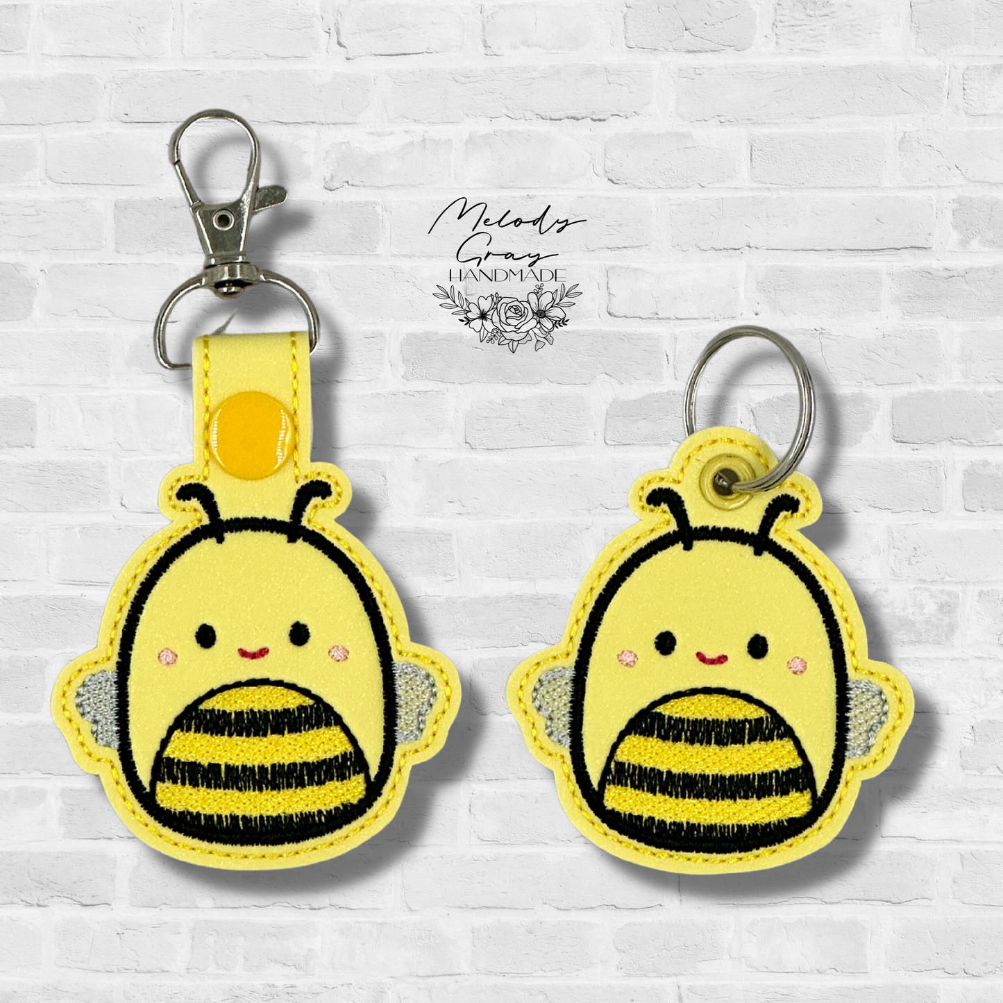 Sqishy Bee Keychain