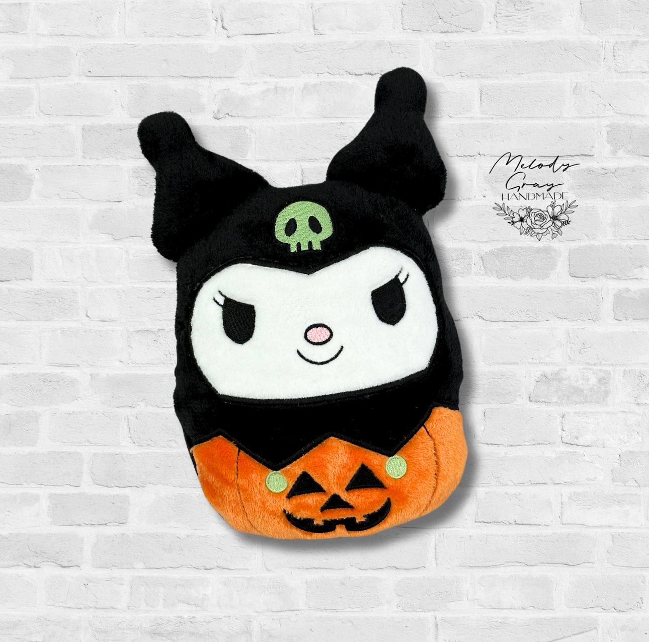 Rabbit in Pumpkin Plushie