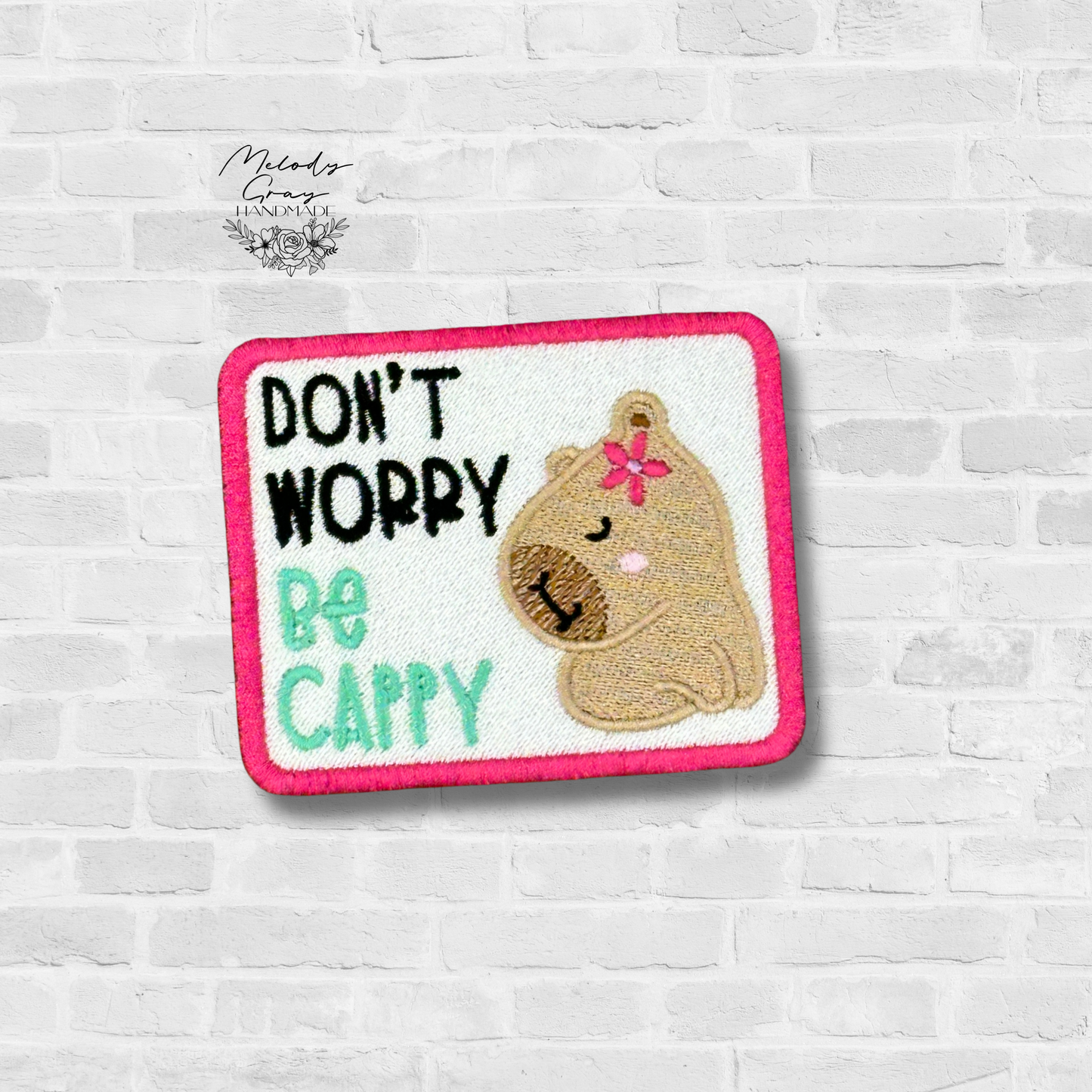 Be Cappy Embroidered Patch