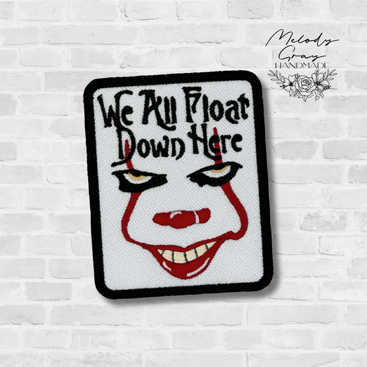 Creepy Clown Embroidered Patch